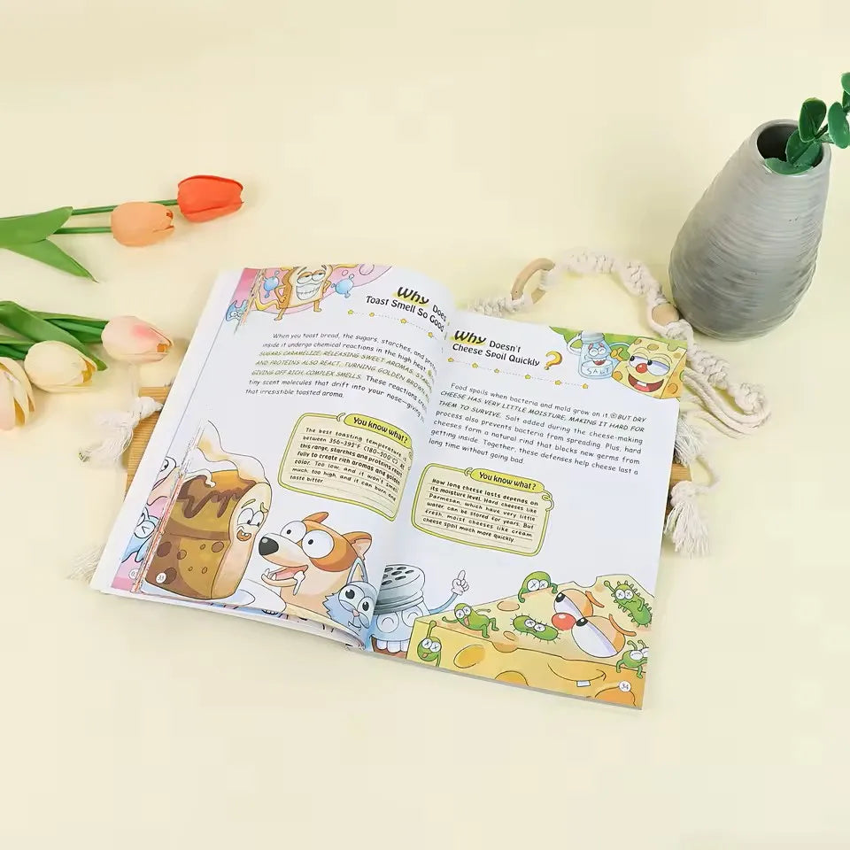 . 100000 Why Children's Popular Science Book Kids Encyclopedia Knowledge Reading Book Educational Learning Book for Students Ear