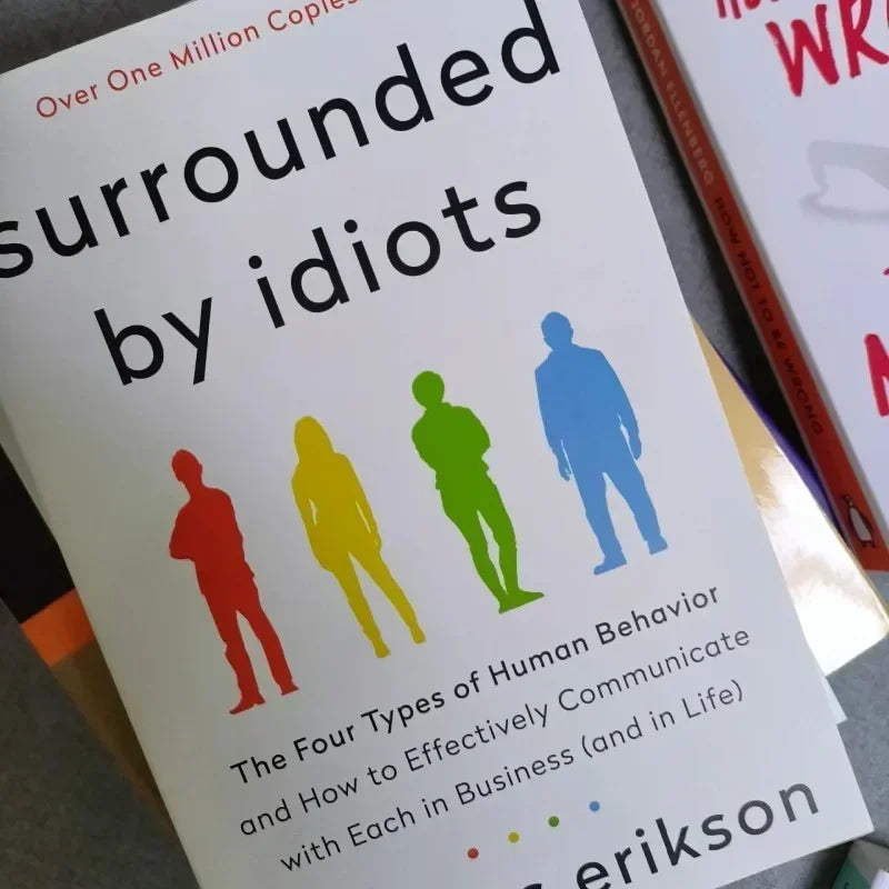 2027Surrounded By Idiots The Four Types of Human Behavior By Thomas Erikson English Book Bestseller Novel Libros Livros