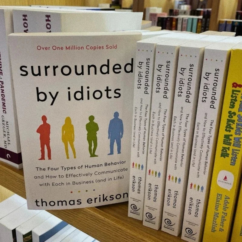 2027Surrounded By Idiots The Four Types of Human Behavior By Thomas Erikson English Book Bestseller Novel Libros Livros