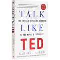 TALK LIKE TED By Carmine Gallo The 9 Public Speaking Secrets Self Improvement Speech Eloquence English Book