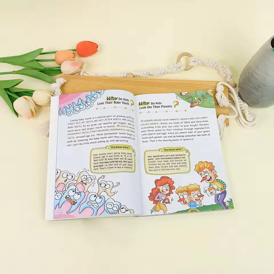 . 100000 Why Children's Popular Science Book Kids Encyclopedia Knowledge Reading Book Educational Learning Book for Students Ear